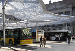 Busbahnhof Aarau (Architekt: Vehovar Jauslin; Ingenieure: formTL)