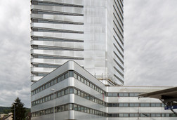 Mixeduse-Tower, Pratteln Feuerverzinkte Fassade Mixed-Use-Tower