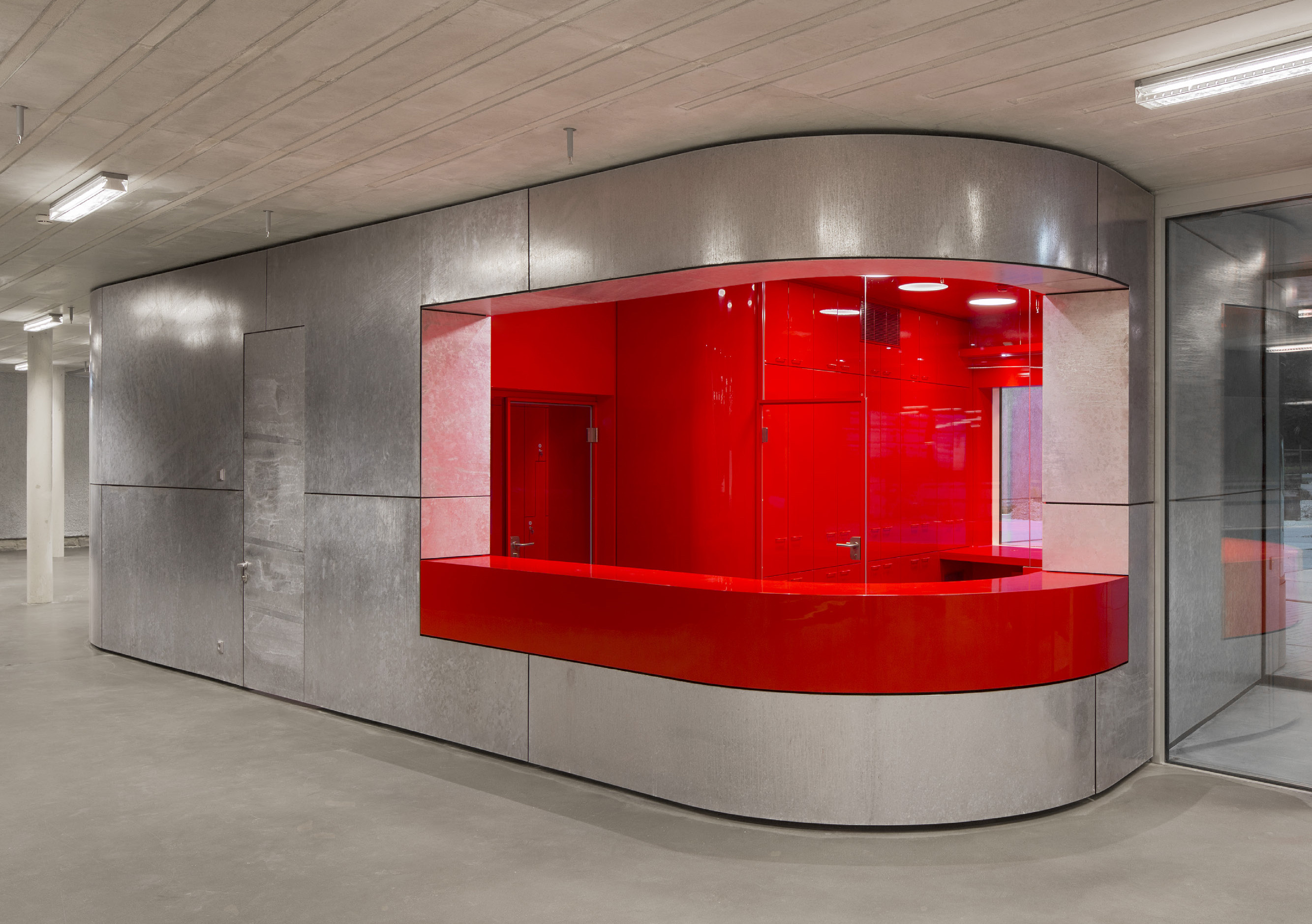 Feuerverzinkte Wandverkleidung der Zeppelin-Universität