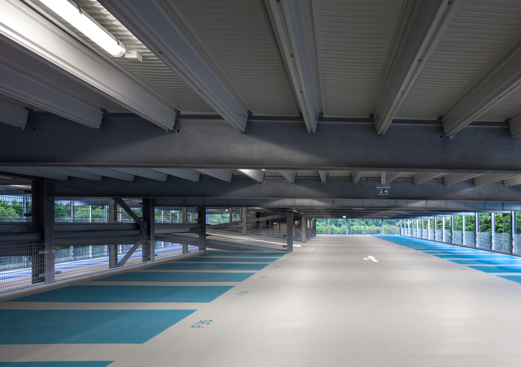 Parkhaus Feuerverzinkter Stahl