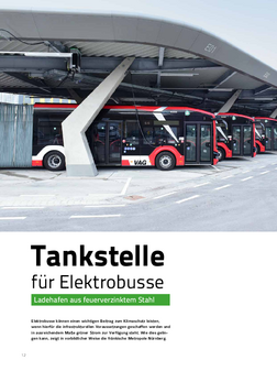 Tankstelle für Elektro-Busse